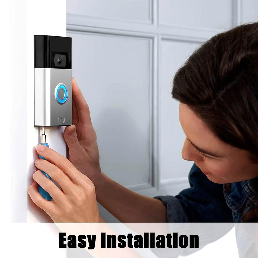 HASTHIP Doorbell Screwdriver Replacement, Double-ended Ring Screwdriver Bit Set for Battery Change & Wifi Password Reset Access, Ring Screwdriver for All Doorbells include Video Doorbell HASTHIP Doorbell Screwdriver Replacement, Double-ended Ring Screwdriver Bit Set for Battery Change & Wifi Password Reset Access, Ring Screwdriver for All Doorbells include Video Doorbell